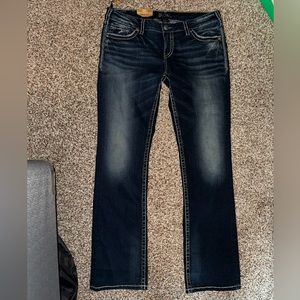 Silver Jeans, Mid/Slim boot, W33, L 33